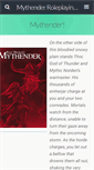 Mobile Screenshot of mythenderrpg.com